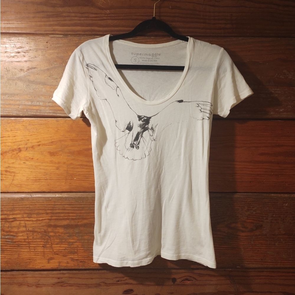 SUPERMAGGIE • 100% ORGANIC COTTON BIRD TEE